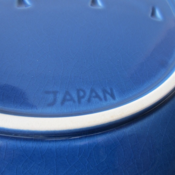 5 Vintage Japan Fondue Plates Mid-Century - Picture 3 of 7